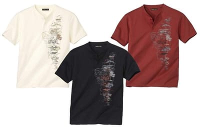 ATLAS FOR MEN - 3-pack T-shirts Middellandse Zee - Heren - Verkrijgbaar in grote maten - 4XL