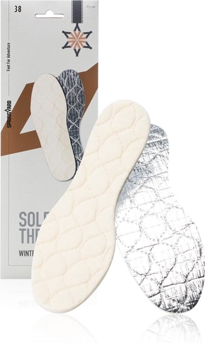 Springyard Winter - inlegzolen wol - zacht en warm - maat 35 - 1 paar