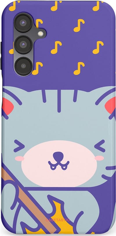 Casetastic Hoesje Geschikt voor Samsung A16 - Stijlvolle Beschermende Duo-layer Case - Katten beat