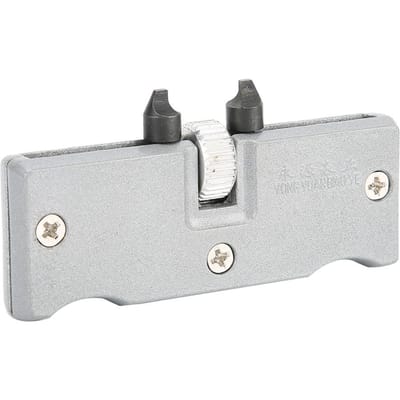 Ouvre-boîtier de montre portable de deux pieds, outil de réparation pour horlogers gray