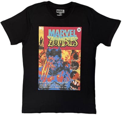 Marvel Wolverine - Zombie Heren Tshirt - S - Zwart
