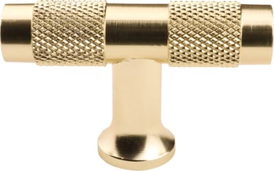 Lavuzo Kastknop T|model Mat Goud 50 mm | Per Stuk