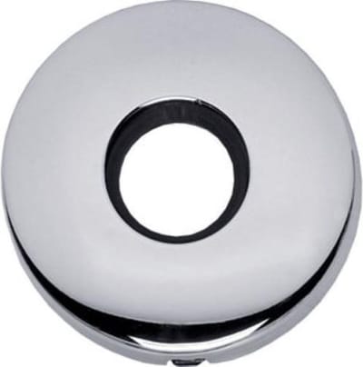 IMPRESSO deurbeslag | enkelvoudige rozet | rond Ø 56 mm| chroom glans