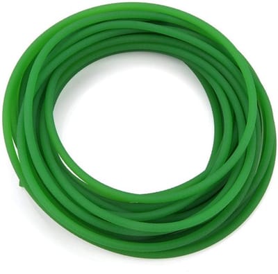 Allecto - Groene ruw oppervlak riem - hoogwaardige PU polyurethaan - 5mm x 10m - voor aandrijftransmissie - perfect voor verpakkingsmachines - ster...