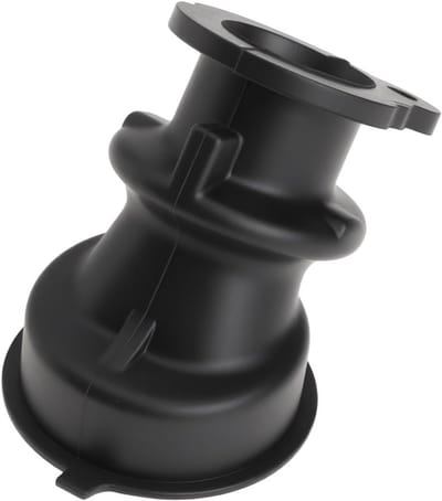 Kettingzaag Inlaatspruitstuk - Carburateur Adapter - Motor Herstellen - Hittebestendig Rubber - 26mm x 17mm - Zwart