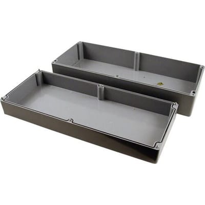Hammond Electronics 1590ZGRP264 Universele behuizing 600 x 250 x 160 Polyester Grijs 1 stuk(s)
