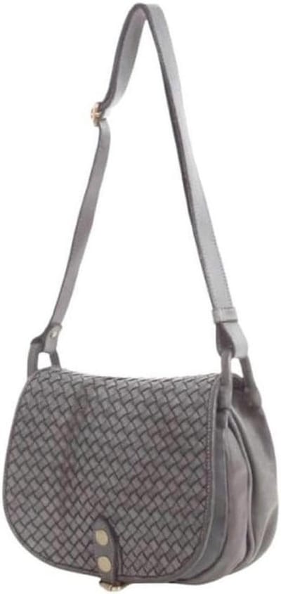 Dames Schoudertas - Handtas - Dagelijks Gebruik - Gemaakt in Italië - 36 x 13 x 31 cm - Grijs