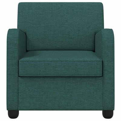 vidaXL - Fauteuil - Donkergroen - Stof