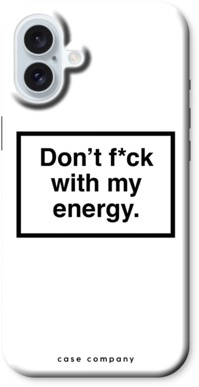 Case Company® - Hoesje geschikt voor iPhone 16 Plus hoesje - My energy - Tough Case - Maximale Bescherming alle Kanten en Schermrand