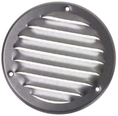 Ventilatierooster Ø 100mm met Insectenhor en Gegalvaniseerd Staal