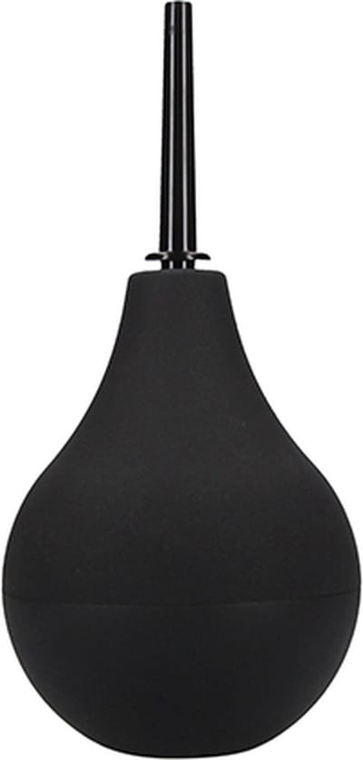 Erovibes Anaal Douche – Klysma / Enema met Reservoir – 16,5 cm – Herbruikbaar – Zwart