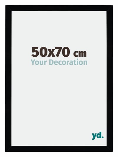 Your Decoration - Puzzellijst 50x70 cm - Zwart Hoogglans - Puzzellijst 500-1000 stukjes - MDF Fotolijst - Mura