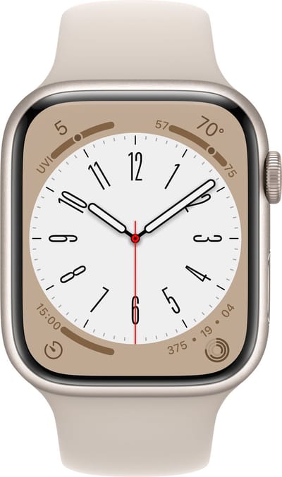 Apple Watch Series 8 - 4G - 45mm - Sterrenlicht Aluminium