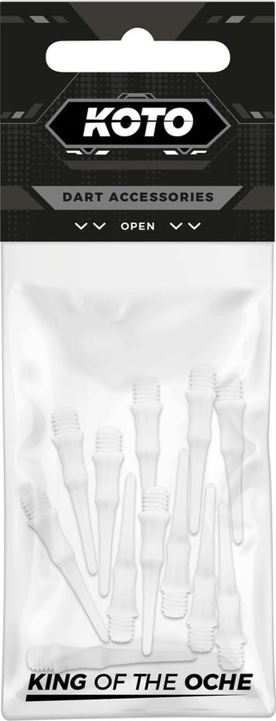KOTO Soft Tip Dart Points White