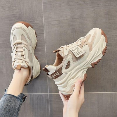 Internet Celebrity Retro Daddy Schoenen Dames Ins Modieus Zomer Dikke Zool Origineel Platform Casual Student Sport Dames Schoenen 38