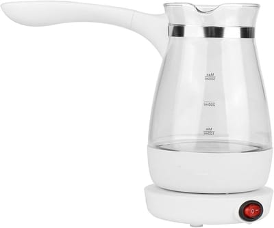 Elektrische Ketel - Waterkoker - Koffie en Thee - Snelle Verwarming - 500 ml - Chroom