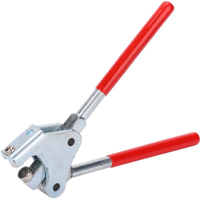 Verzegeltang Hoog Koolstofstaal met PC Kunststof Handvat 18,5cm DR10A voor 11mm Diameter red