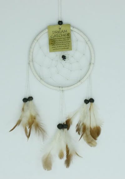 Dromenvanger / Dreamcatcher Ø12cm zonder kleintjes  - naturel