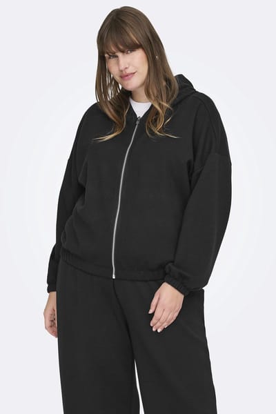 ONLY CARMAKOMA - CARSCARLETT LS ELASTIC ZIP HOOD SWT NOOS - Meisjes - Sweaters