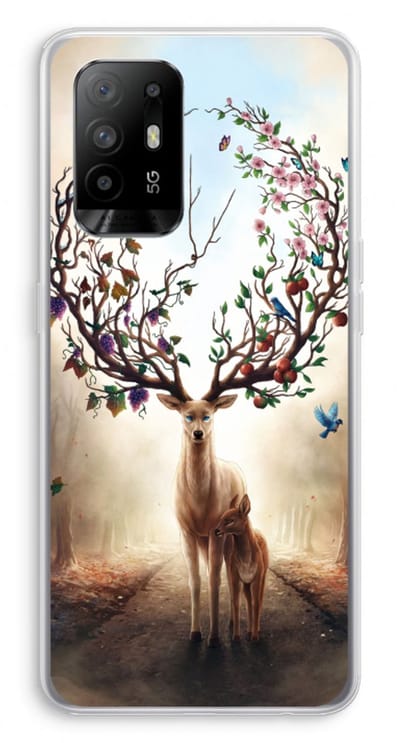 Case Company® - Hoesje geschikt voor Oppo A94 5G hoesje - Seasons Change - Soft Cover Telefoonhoesje - Bescherming aan alle Kanten en Schermrand