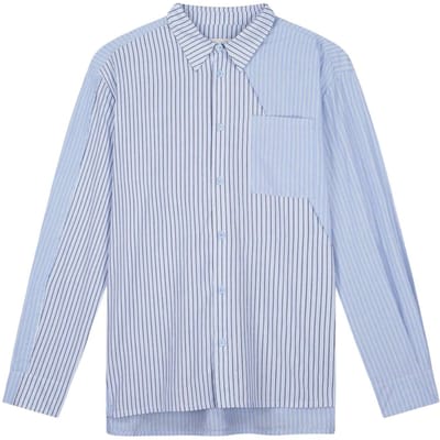 Arte Antwerp Asimetrale lange shirt gestreept shirt lange mouwen - gestreept