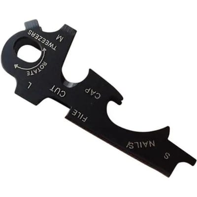 8 in 1 sleutelhanger sleutelhanger multifunctionele karabijnhaak versnelling clip zak quickdraw multifunctionele gadget multitool multi sleuteltool nieuw