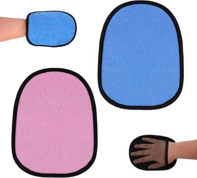 Set van 2 ademende zandwrijven handschoenen voor kinderen, ideaal voor strandactiviteiten en waterpret, verwijdert zand effectief en snel