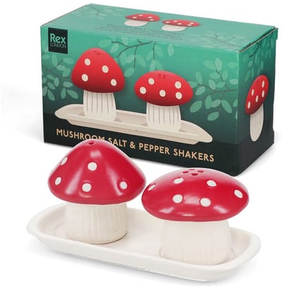 Rex London Peper- en Zoutstel Paddenstoelen