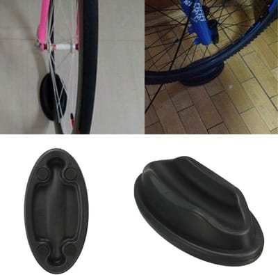 Voorwiel Steunblok - Fiets Oplegger - Fietstraining Binnen - Verhoogt Natuurlijke Houding - 22.5 cm Lengte - Zwart