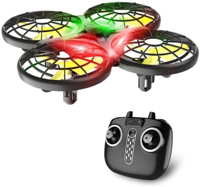 GTB® Drone Kind - Drone voor Kinderen - Kinder Drone - Zwart - 14cm x 14cm x 5cm