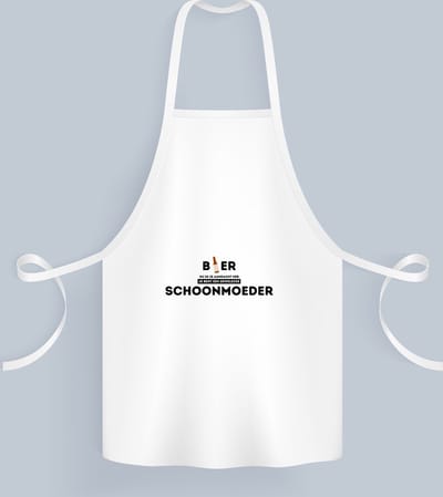 Akyol - bier, nu ik je aandacht heb je bent een geweldige schoonmoeder Keukenschort - Mama - de beste schoonmoeder - moeder cadeautjes - moederdag - verjaardagscadeau - verjaardag - cadeau - geschenk - kado - gift - moeder artikelen - 82 bij 71 cm