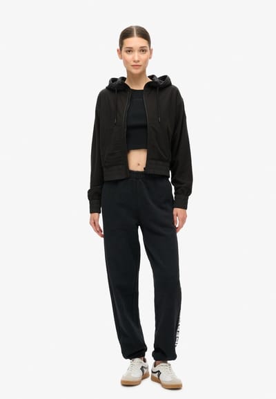 Superdry Sport Luxe Boyfriend Trainingsbroek Zwart 2XS Vrouw