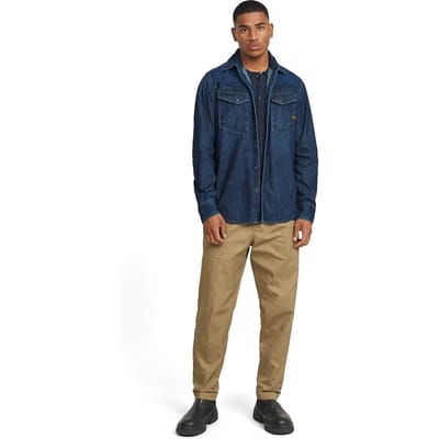 G-Star Pleated Chino Relaxed Tapered Toggee Taglia: W28L32 | Pantaloni chino Outlet | Uomo