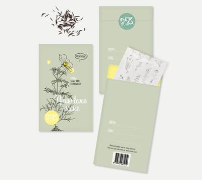 Veer en Moon - Bloementaal - Nieuw Leven Zaaien - Cosmea