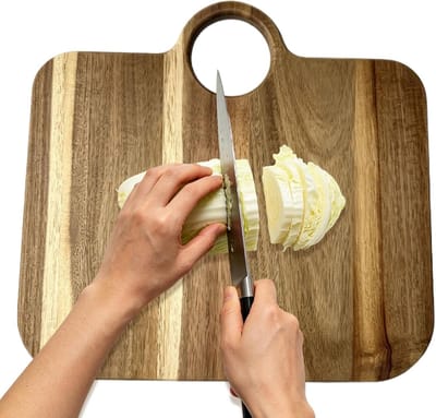 Houten Snijplank - Keuken Plank - Maaltijd Prep - Decoratief Display - 31x27 cm - Natuurhout