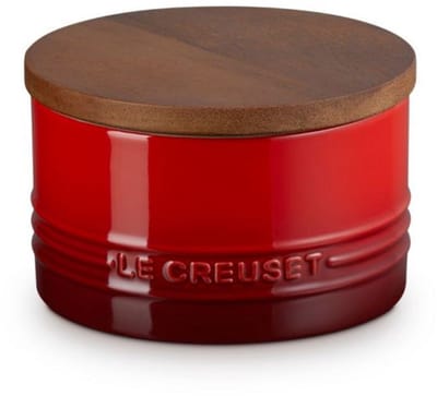 Le Creuset Signature Voorraadpot Met Houten Deksel 0,47 Liter Kersenrood