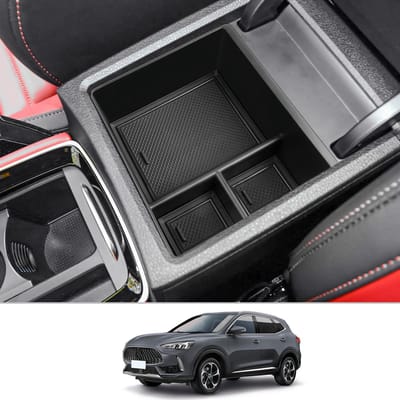 Compatibel met MG HS EHS HS Plug-in Hybrid 2018-2023 2024 Middenconsole Armleuning Opbergbox Handschoenenkastje Opbergdoos Auto Center Console Organizer Tray HS EHS 2024 Accessoires