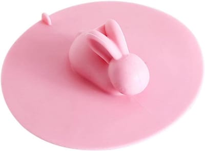 Badkuip Afvoerstopper - Siliconen Badplug - Water Vasthouden - Hoogwaardig Siliconen - 4 Stuks 10cm - Roze