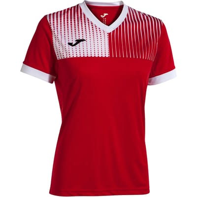 Dames Joma Eco Supernova Rood-wit T-shirt Rood/wit - S