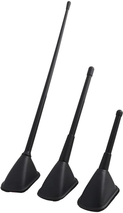 Dailygoods- Kunstantenne 3-in-1 - Decoratieve Antenne - Kunststof - Eenvoudige Installatie - Geschikt voor Auto's - Duurzaam Gebruik