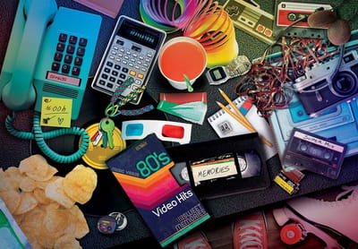 Clementoni - Puzzel - 1000 Stukjes - 80s Nostalgie - Puzzel Voor Volwassenen - High Quality Collection