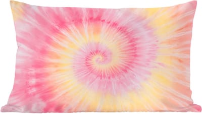 Sierkussens - Kussentjes Woonkamer - 60x40 cm - Patroon - Tie Dye - Pasteltinten - Roze