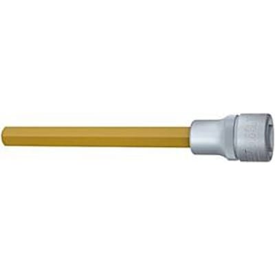 HAZET inbus 986SL-10, 1/2 inch binnenzeskant SW 10 mm, TIN-gecoat, L 140 mm, DIN 7422