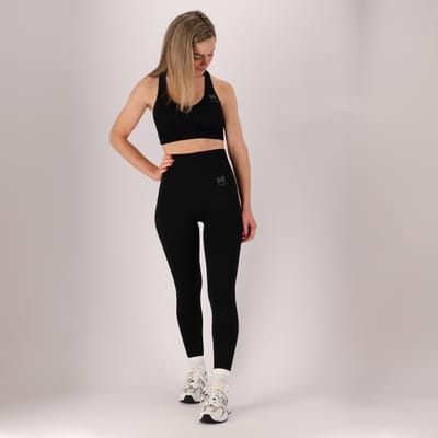 Sport set dames - Legging/Top - Zwart / S