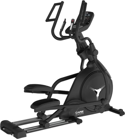 CARE ELLIPTER FD - Professionele elliptische trainer - Zelfvoorzienend - Vliegwielmassa 18 kg - 32 weerstandsniveaus - Ergometer & verbonden - Gebruik thuis of in de sportschool