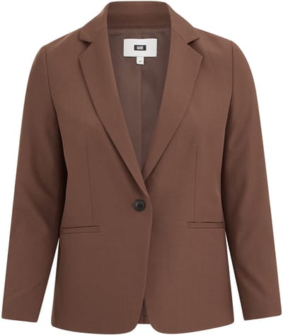 WE Fashion Dames slim fit blazer - Curve