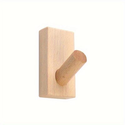Kledinghanger Wandmontage Jas Haak Decoratieve Sleutelhouder Hoed Sjaal Handtas Hangers Badkamerkamer Rek HK-131 1pc beige