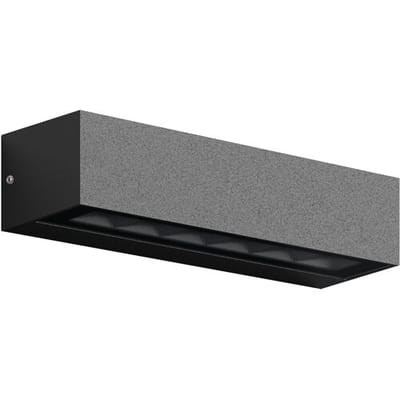 KS Verlichting Score Muurlamp Zwart Medium