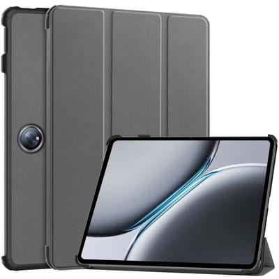 imoshion Tablet Hoes - Geschikt voor OnePlus Pad 2 - Trifold Bookcase - Grijs