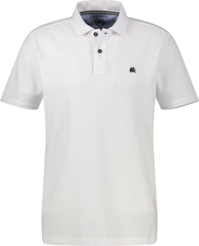 LERROS Poloshirt met COOL & DRY-functie in grote maten , Maat: 3XL , Kleur: WHITE , 60% katoen, 40% polyester